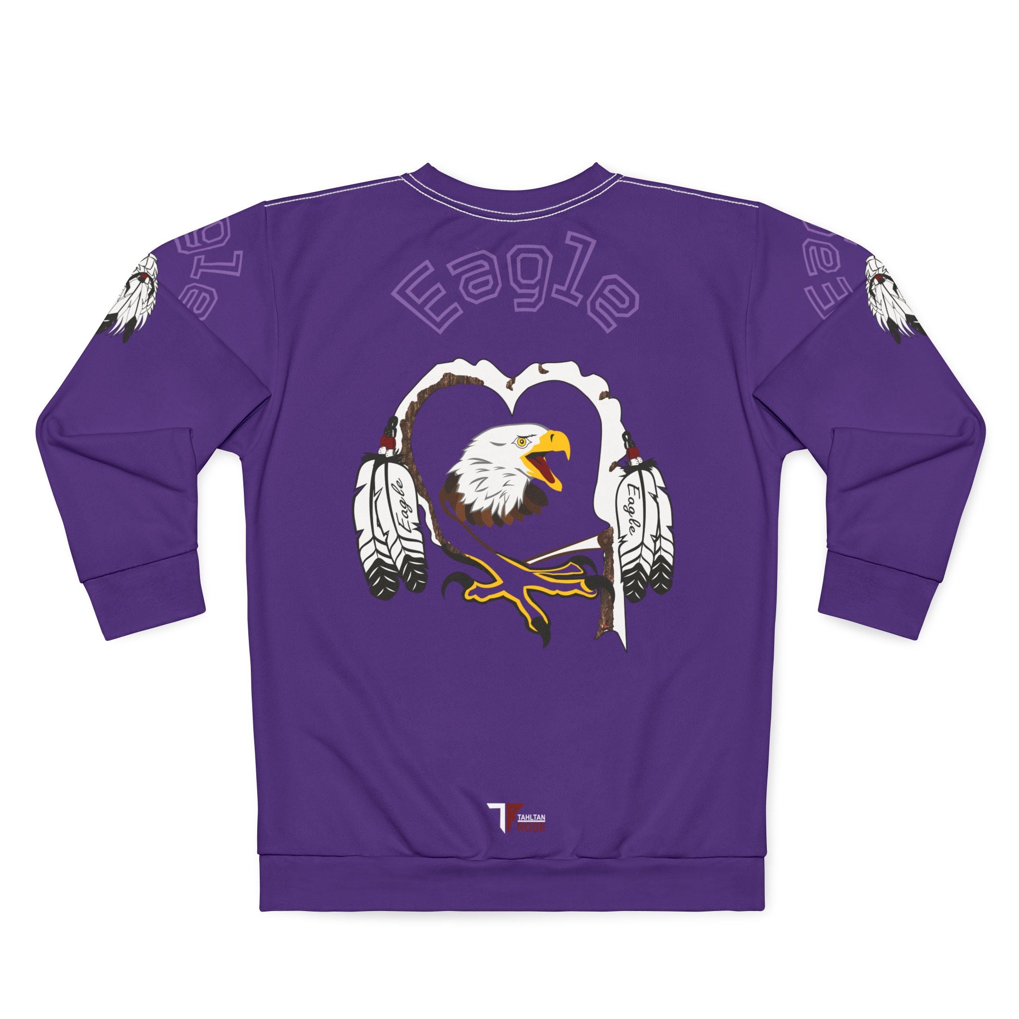 Eagle Heart Unisex Sweatshirt, Cozy Gift for Nature Lovers, Perfect for Casual Wear, Fall Fashion, Bird Watching, Eagles