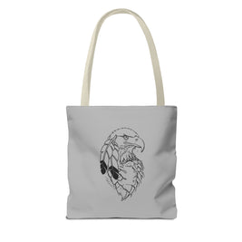 Eagle Feather Artisan Tote Bag, Eco-Friendly Shopping Bag, Unique Gift for Nature Lovers, Handcrafted Reusable Bag, Festivals, Travel