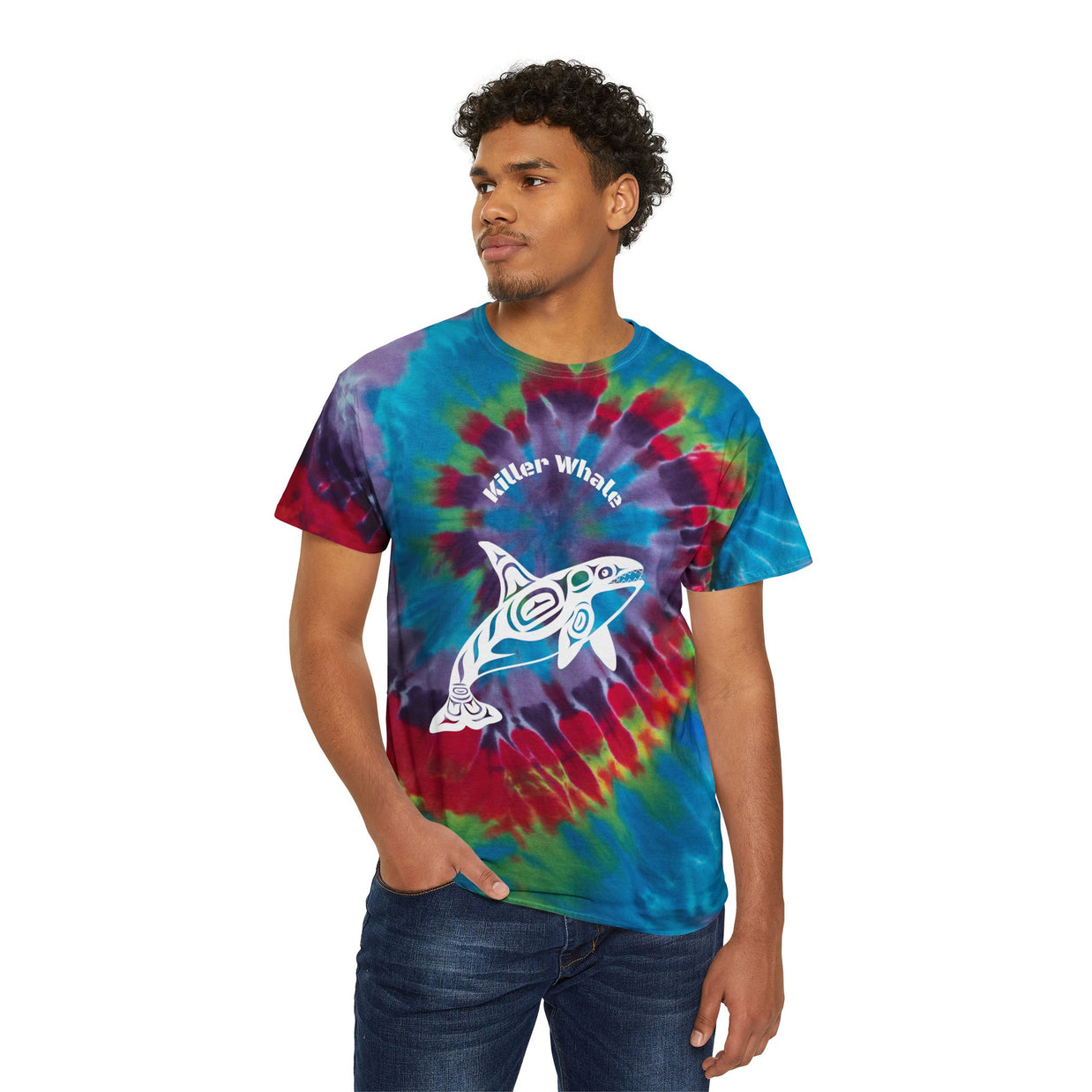 Pastel Spiral Tie-Dye Tee — Soft Rainbow Spiral Graphic T-Shirt