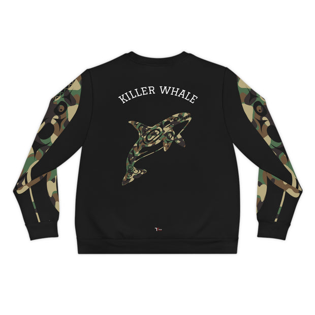 Killer Whale Lightweight Sweatshirt, Cozy Gift for Whale Lovers, Unique Camouflage Crewneck, Eco-Friendly Fashion, Casual Wear for All [...]