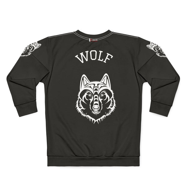 Wolf Graphic Unisex Sweatshirt - Cozy Wild Spirit Wear, Perfect Gift for Animal Lovers, Nature Enthusiasts, and Casual Outfits