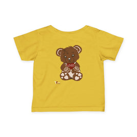 Loved Bear Infant Tee, Cute Baby Tee, Baby Shower Gift, Plush Bear Kids Shirt, Toddler Apparel, Birthday Gift for Baby