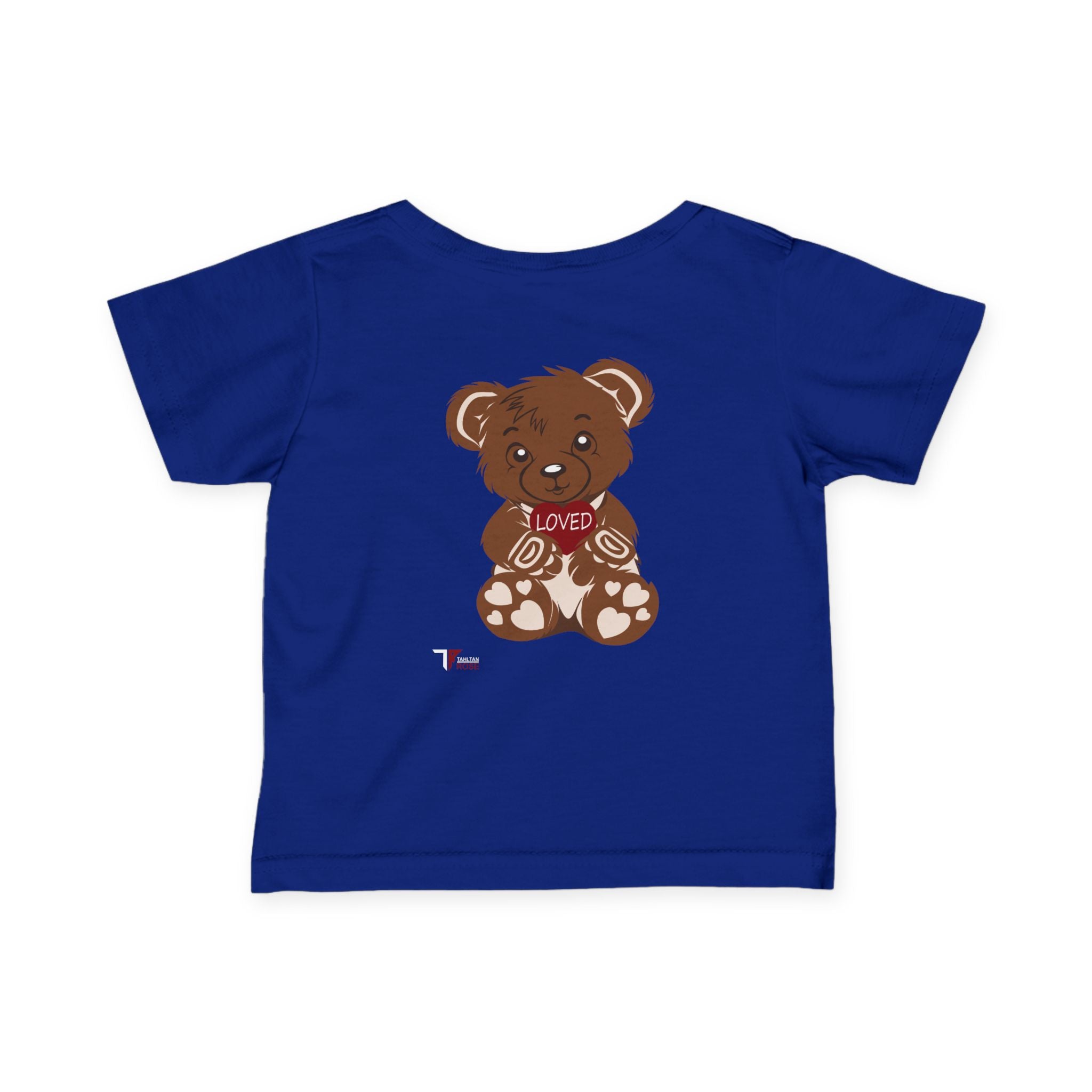 Loved Bear Infant Tee, Cute Baby Tee, Baby Shower Gift, Plush Bear Kids Shirt, Toddler Apparel, Birthday Gift for Baby