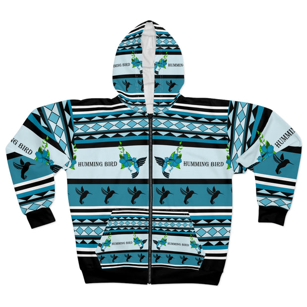 Hummingbird Pattern Unisex Zip Hoodie, Colorful Casual Wear for Nature Lovers, Unique Gift for Bird Enthusiasts, Spring Fashion, Cozy [...]