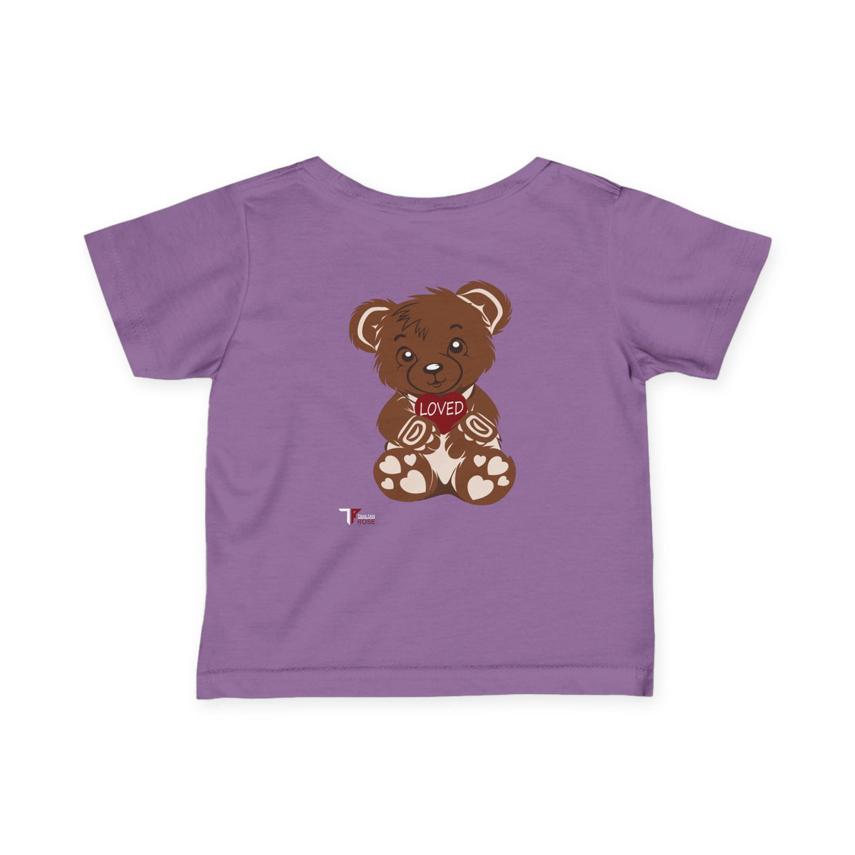 Loved Bear Infant Tee, Cute Baby Tee, Baby Shower Gift, Plush Bear Kids Shirt, Toddler Apparel, Birthday Gift for Baby