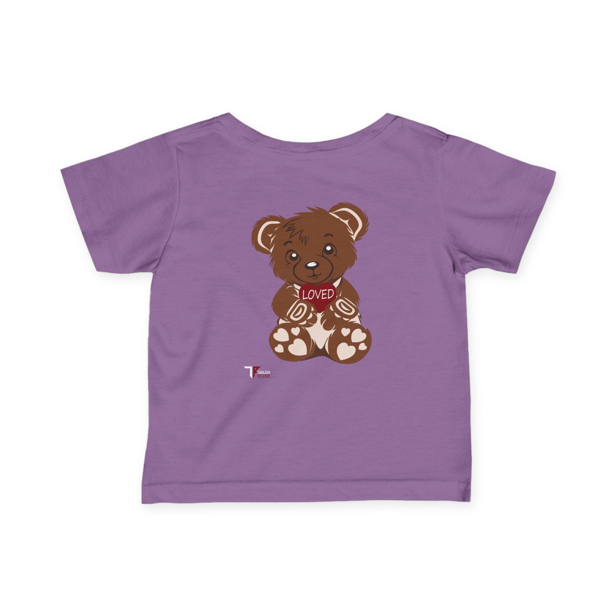 Loved Bear Infant Tee, Cute Baby Tee, Baby Shower Gift, Plush Bear Kids Shirt, Toddler Apparel, Birthday Gift for Baby