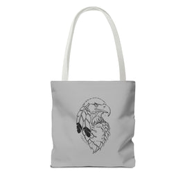 Eagle Feather Artisan Tote Bag, Eco-Friendly Shopping Bag, Unique Gift for Nature Lovers, Handcrafted Reusable Bag, Festivals, Travel