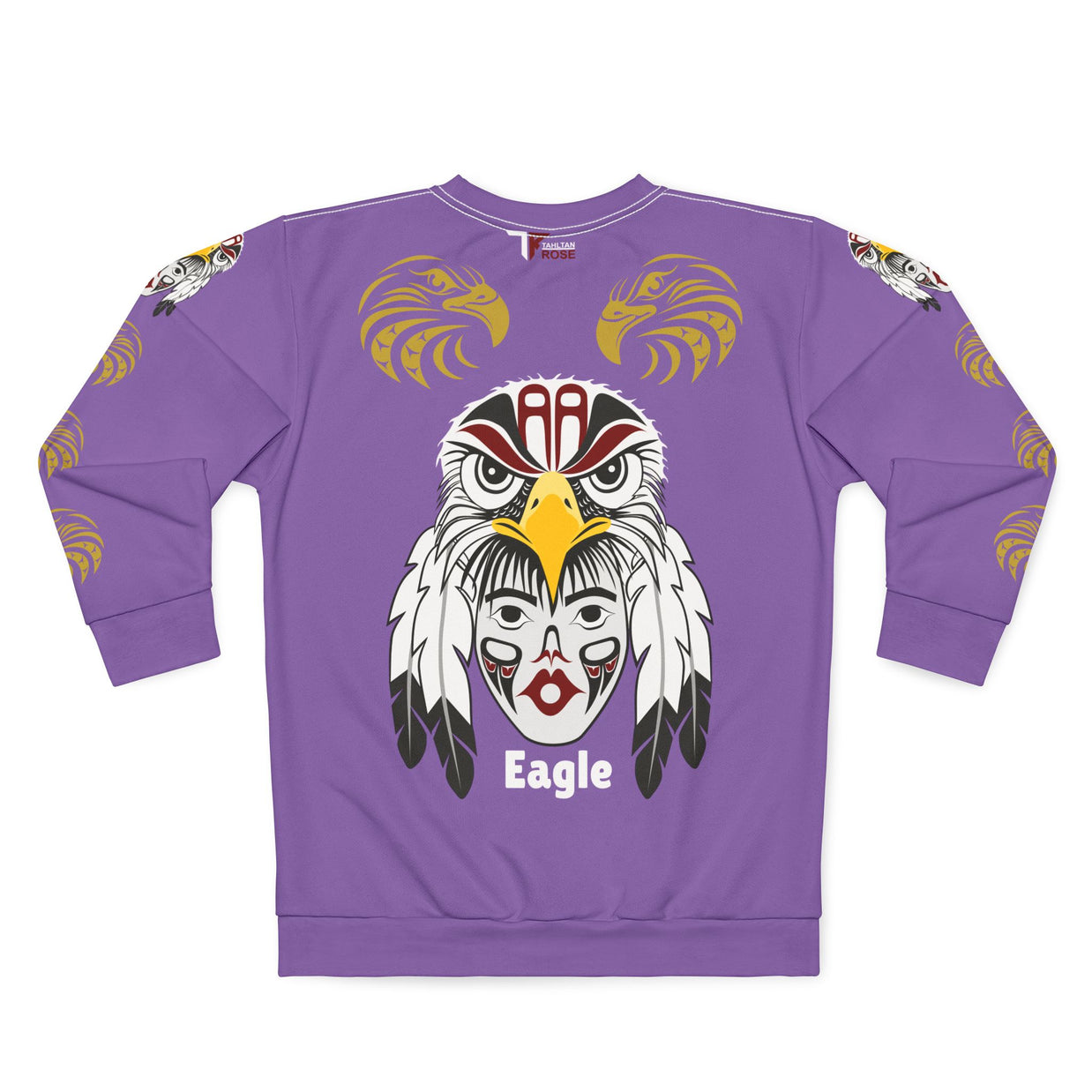 Eagle Spirit Sweatshirt — Native-Inspired Eagle Face Design