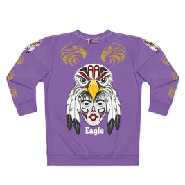 Eagle Spirit Sweatshirt — Native-Inspired Eagle Face Design