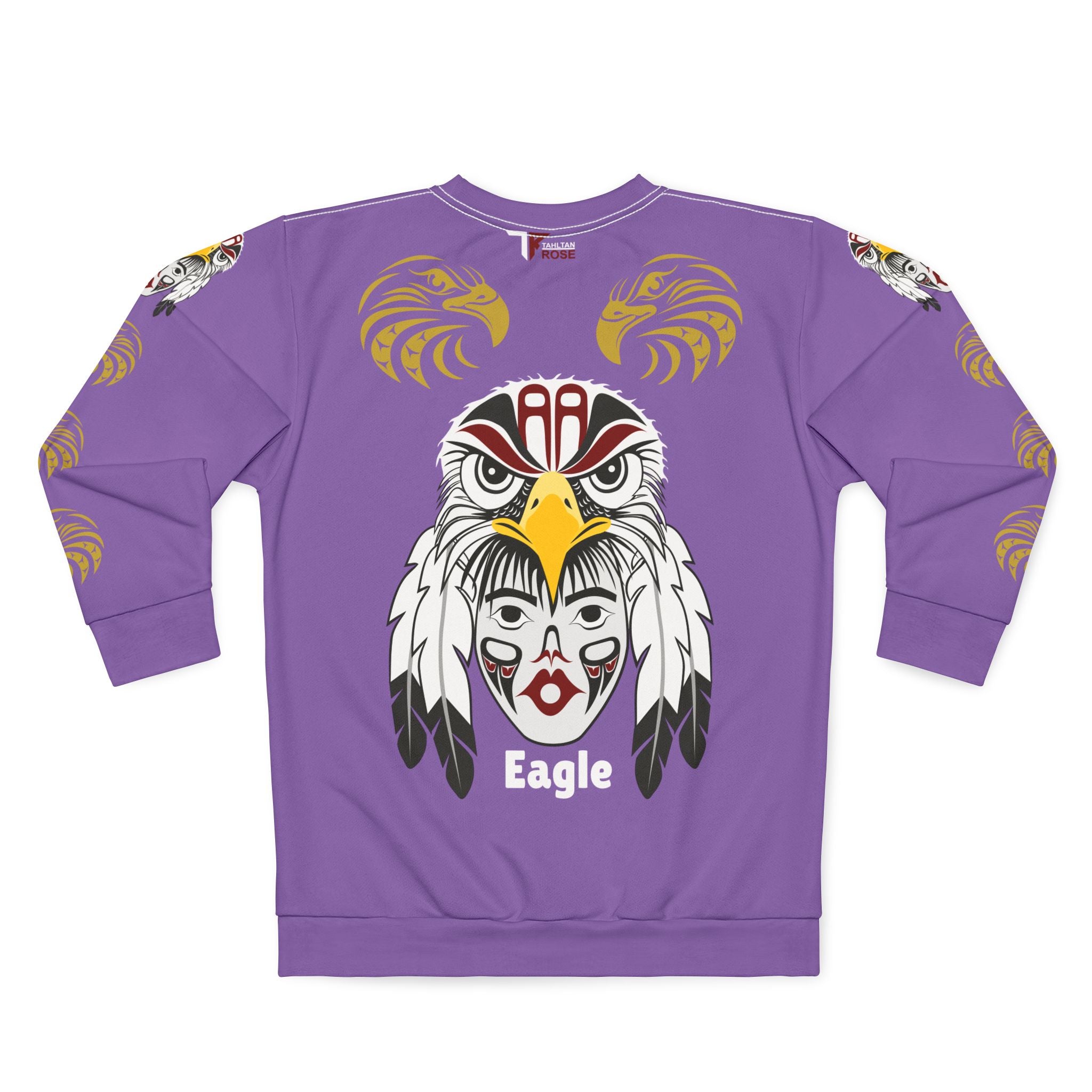Eagle Spirit Sweatshirt — Native-Inspired Eagle Face Design