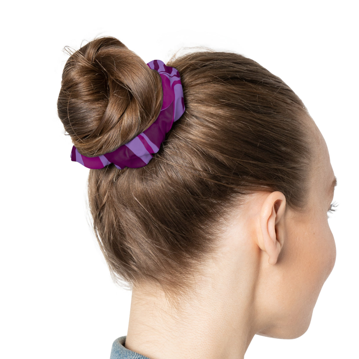 Tie-Dye Scrunchie Hair Accessory for Stylish Updos, Trendy Hair Tie for Everyday Wear, Perfect for Festival Season