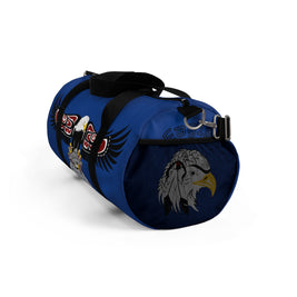 Eagle Design Duffel Bag - Travel Gym Bag, Weekend Getaway, Sports Gear Holder, Unique Gift, Messenger Bag with Cool Graphic