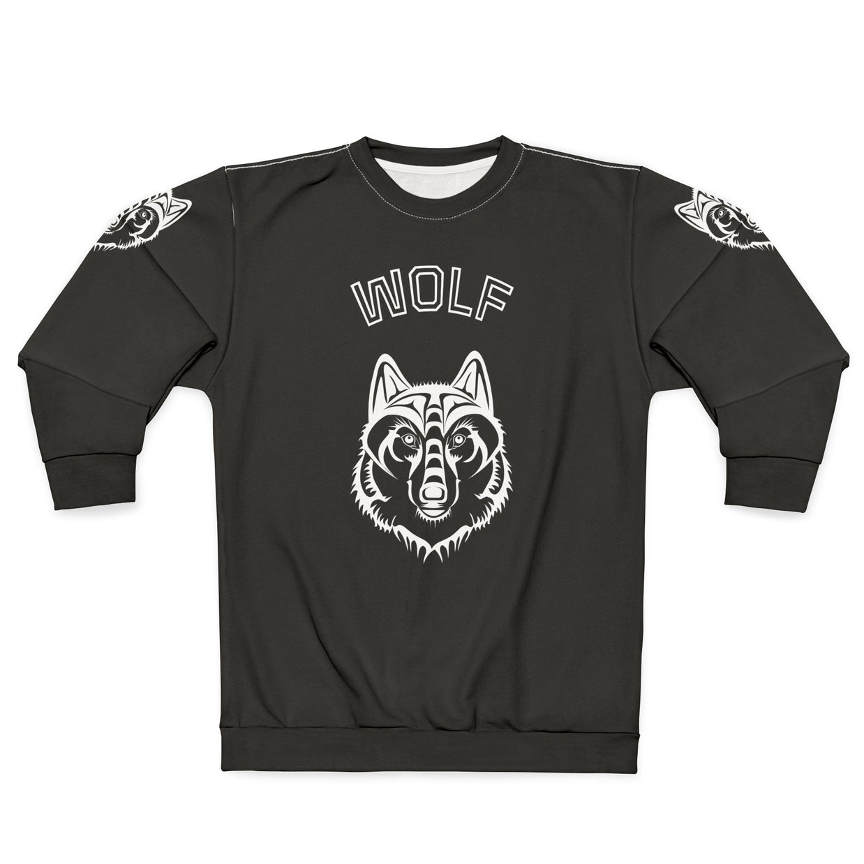 Wolf Graphic Unisex Sweatshirt - Cozy Wild Spirit Wear, Perfect Gift for Animal Lovers, Nature Enthusiasts, and Casual Outfits