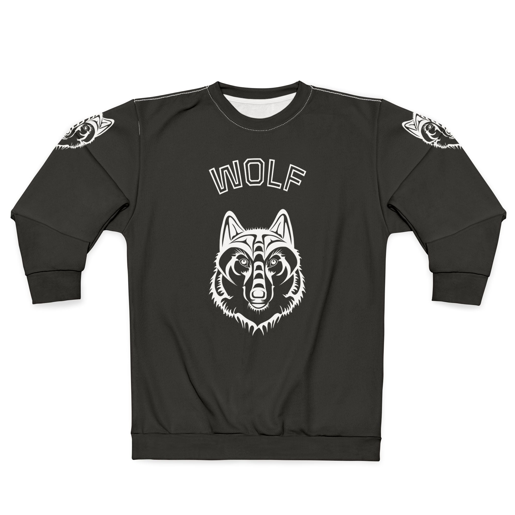 Wolf Graphic Unisex Sweatshirt - Cozy Wild Spirit Wear, Perfect Gift for Animal Lovers, Nature Enthusiasts, and Casual Outfits