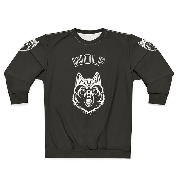 Wolf Graphic Unisex Sweatshirt - Cozy Wild Spirit Wear, Perfect Gift for Animal Lovers, Nature Enthusiasts, and Casual Outfits