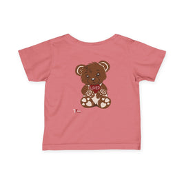 Loved Bear Infant Tee, Cute Baby Tee, Baby Shower Gift, Plush Bear Kids Shirt, Toddler Apparel, Birthday Gift for Baby