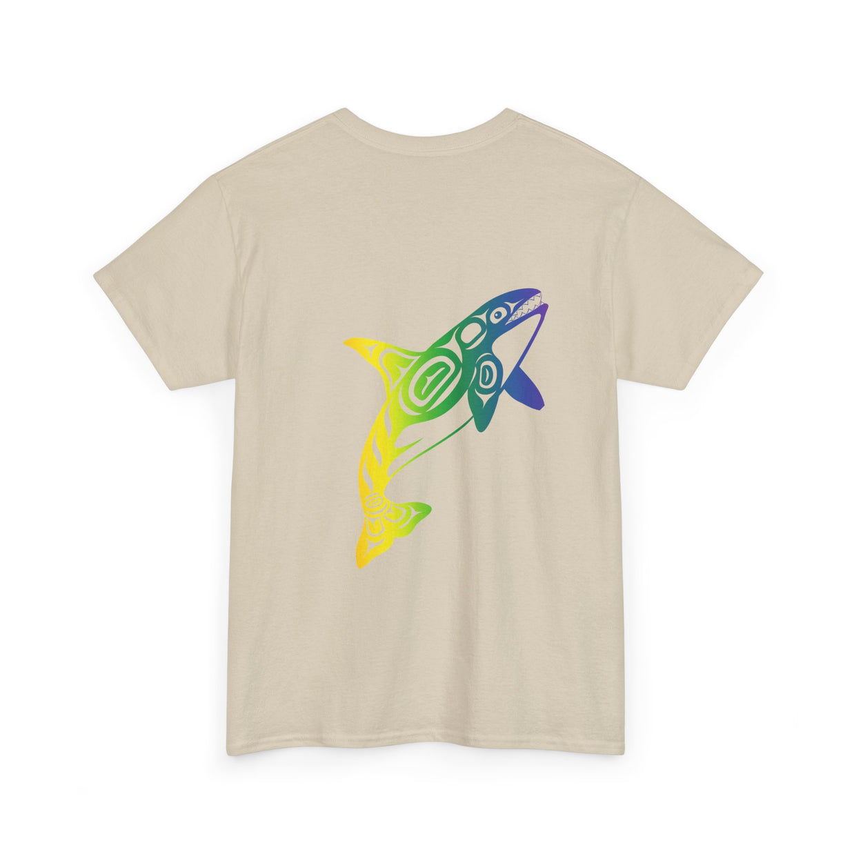 Colorful Shark Graphic Tee, Beachwear, Ocean Lover Gift, Summer Vacation Shirt, Unisex Cotton Tee, Unique Casual Wear