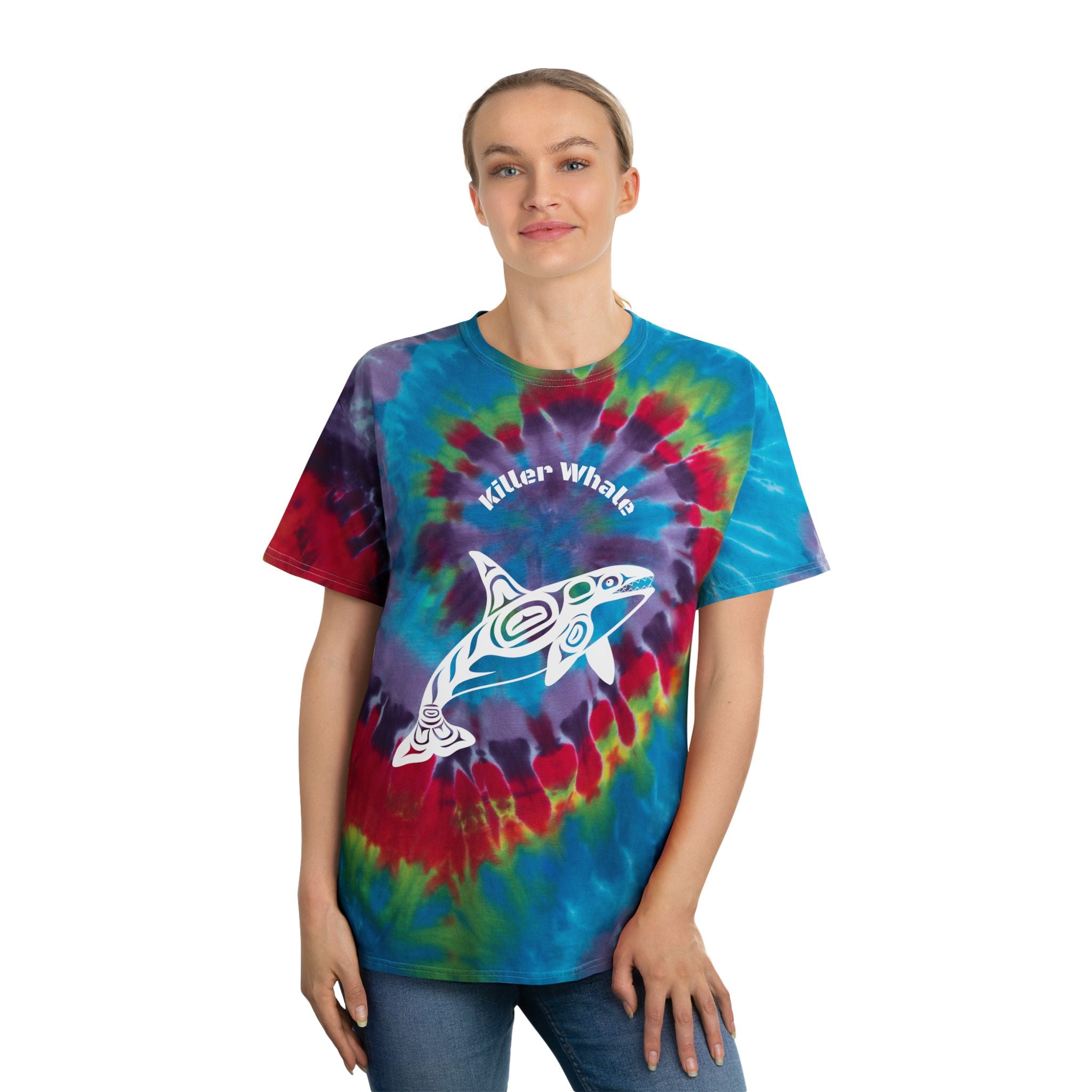 Pastel Spiral Tie-Dye Tee — Soft Rainbow Spiral Graphic T-Shirt
