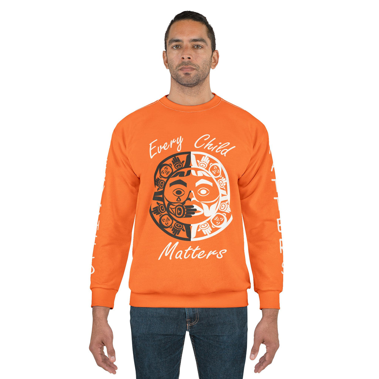 Every Child Matters Unisex Sweatshirt, Comfort Wear, Supporting Indigenous Rights, Awareness Merchandise, Thoughtful Gift for Activists