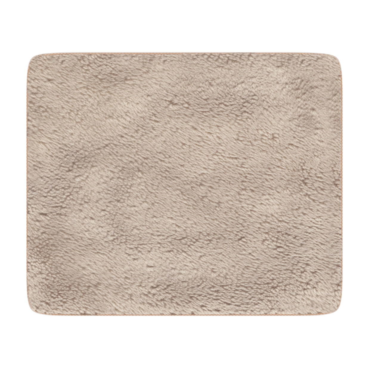 Wolf Forest Tan Sherpa Blanket — Cozy Woodland Throw with Wolf Design