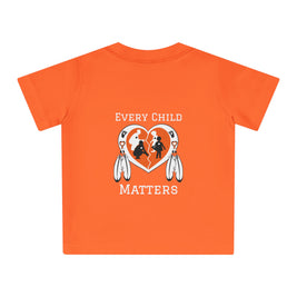 Every Child Matters Baby T-Shirt — Orange Indigenous Awareness Tee