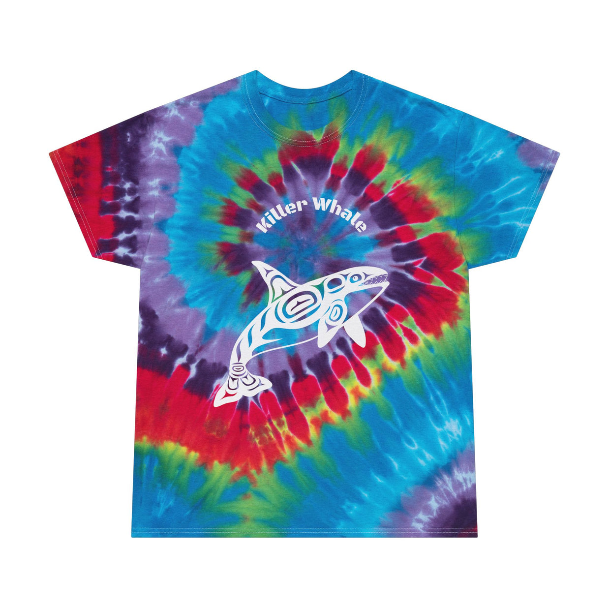 Pastel Spiral Tie-Dye Tee — Soft Rainbow Spiral Graphic T-Shirt
