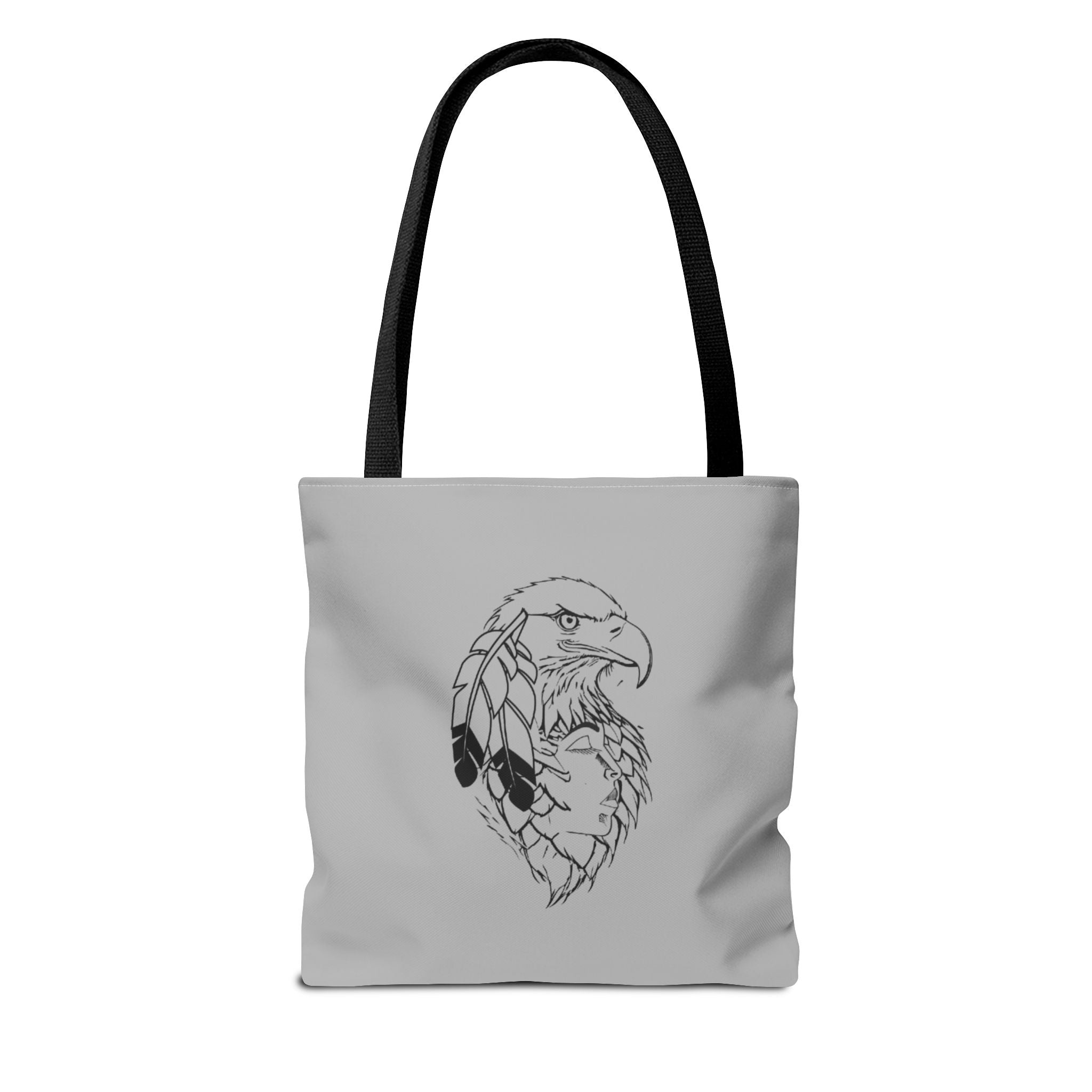 Eagle Feather Artisan Tote Bag, Eco-Friendly Shopping Bag, Unique Gift for Nature Lovers, Handcrafted Reusable Bag, Festivals, Travel