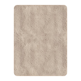 Wolf Forest Tan Sherpa Blanket — Cozy Woodland Throw with Wolf Design