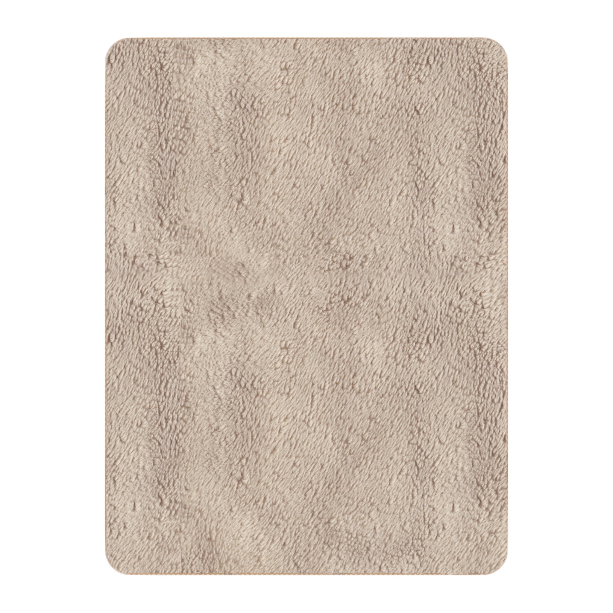 Wolf Forest Tan Sherpa Blanket — Cozy Woodland Throw with Wolf Design
