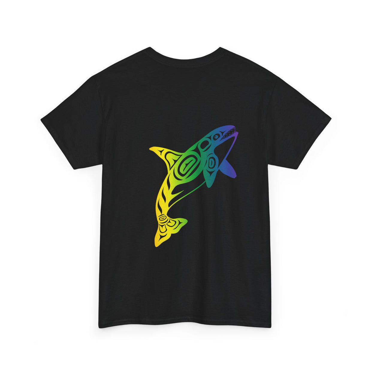 Colorful Shark Graphic Tee, Beachwear, Ocean Lover Gift, Summer Vacation Shirt, Unisex Cotton Tee, Unique Casual Wear