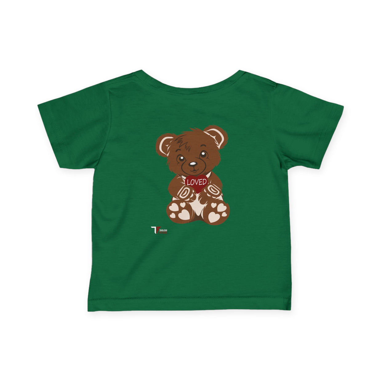 Loved Bear Infant Tee, Cute Baby Tee, Baby Shower Gift, Plush Bear Kids Shirt, Toddler Apparel, Birthday Gift for Baby