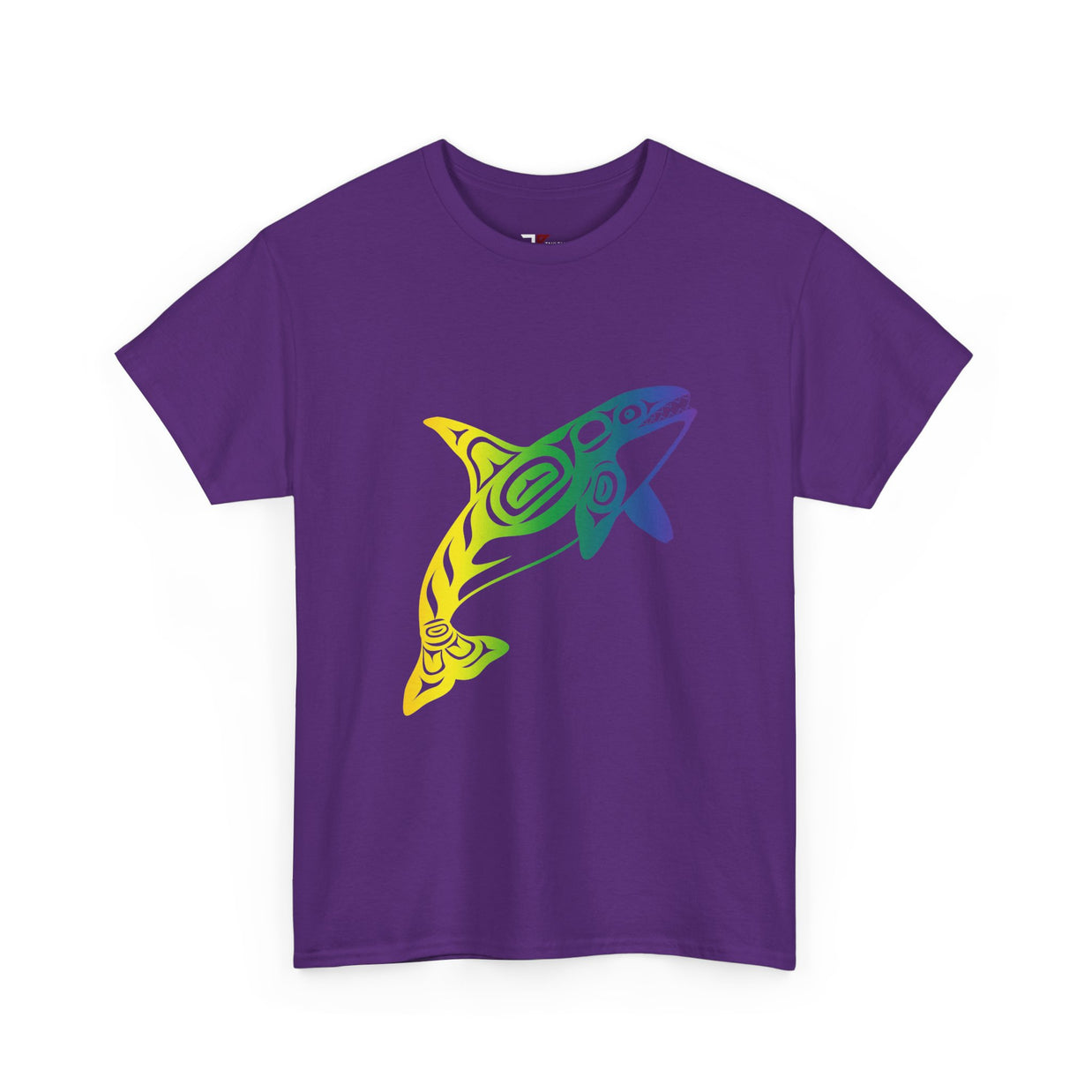Colorful Shark Graphic Tee, Beachwear, Ocean Lover Gift, Summer Vacation Shirt, Unisex Cotton Tee, Unique Casual Wear