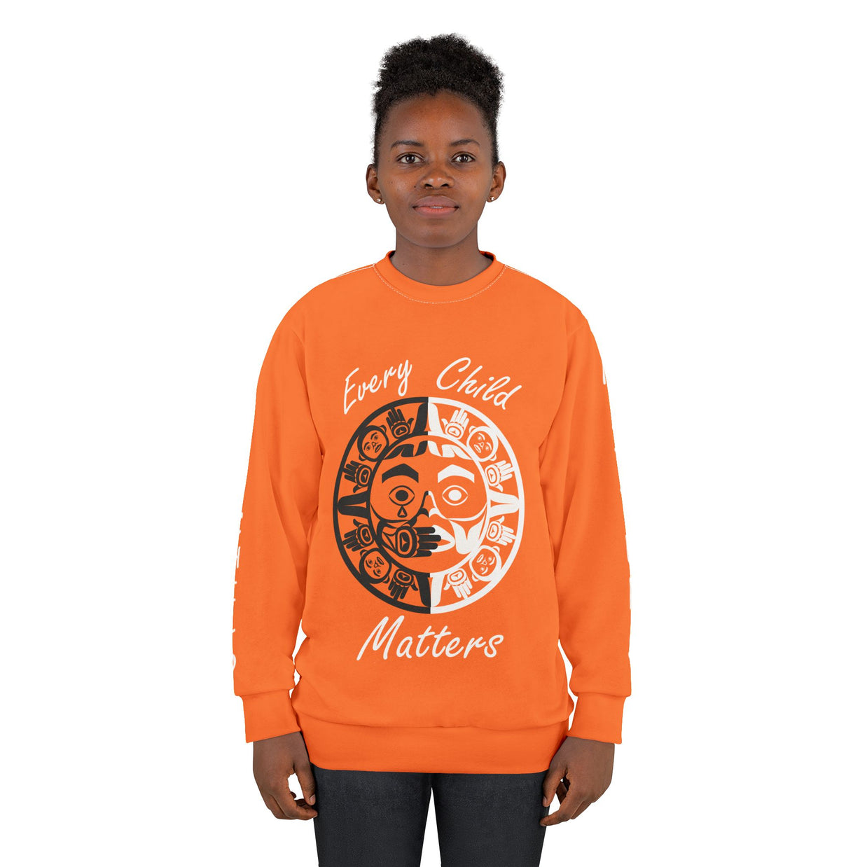 Every Child Matters Unisex Sweatshirt, Comfort Wear, Supporting Indigenous Rights, Awareness Merchandise, Thoughtful Gift for Activists