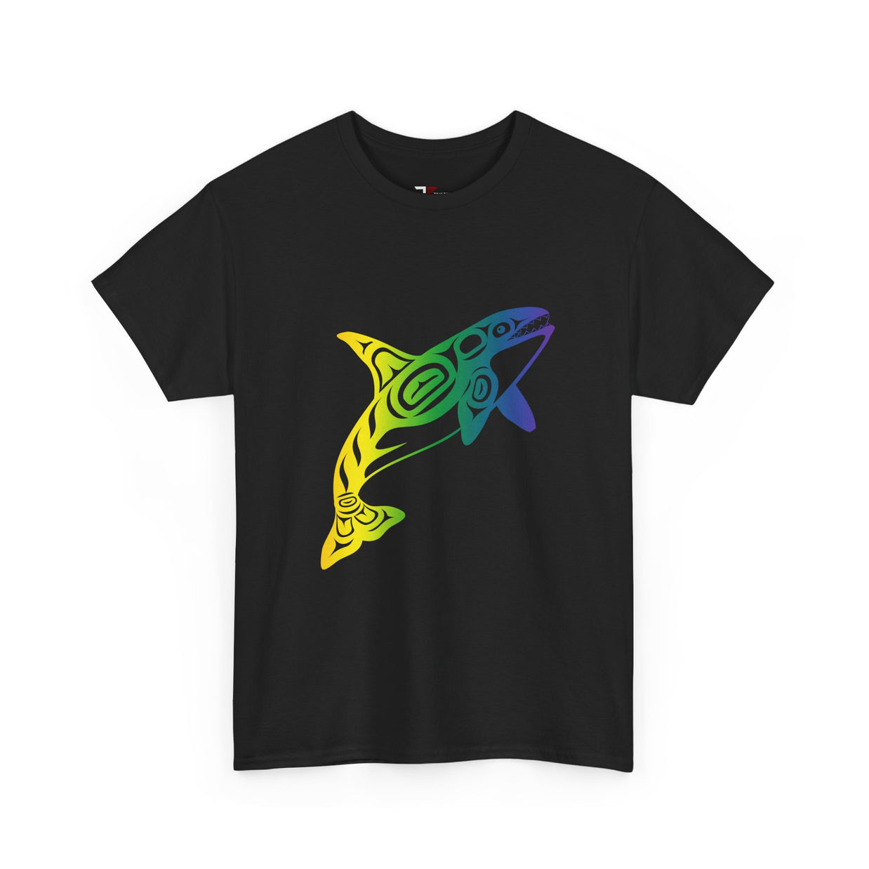 Colorful Shark Graphic Tee, Beachwear, Ocean Lover Gift, Summer Vacation Shirt, Unisex Cotton Tee, Unique Casual Wear